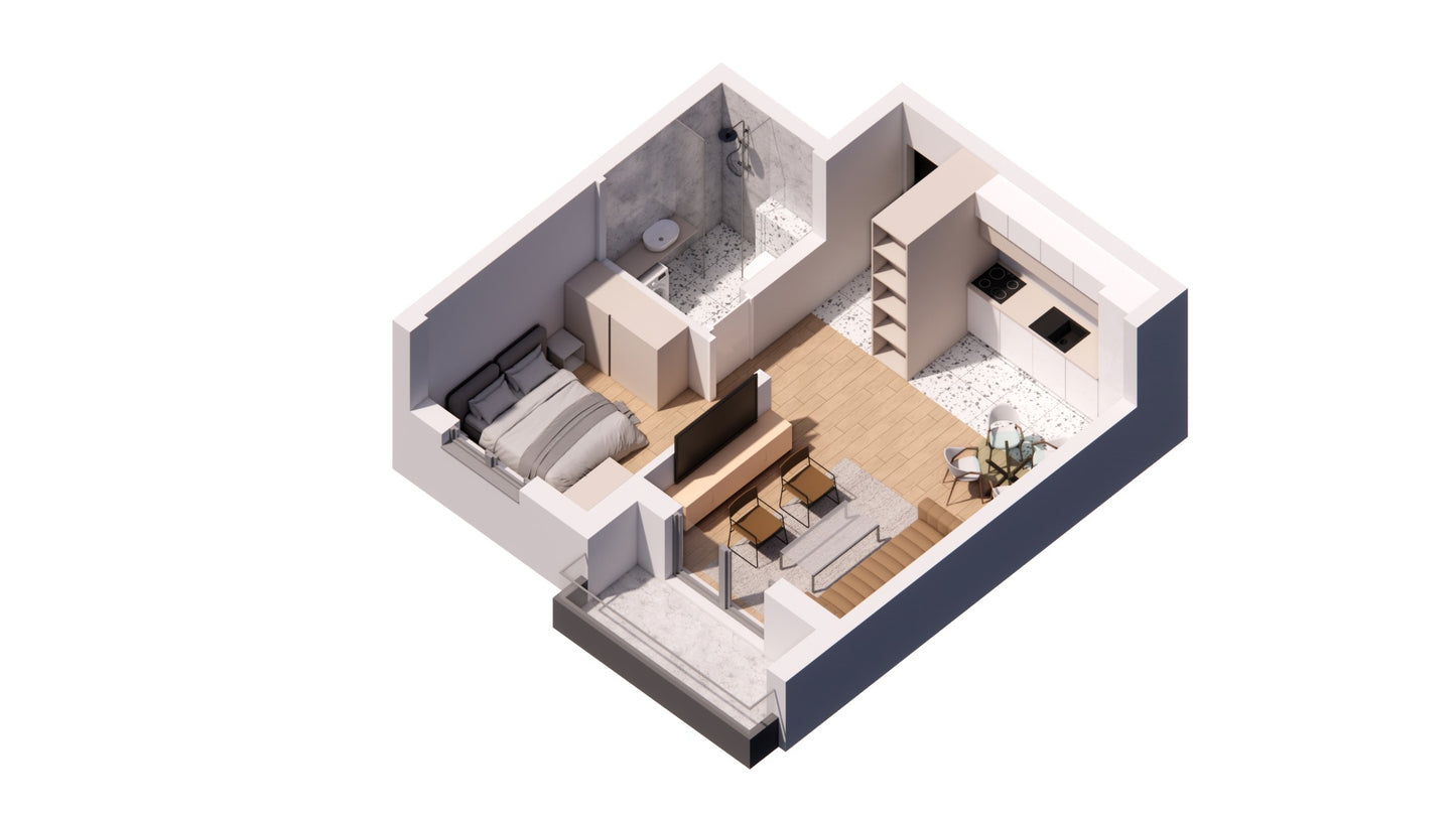 B2 - 3D prikaz stana 2
