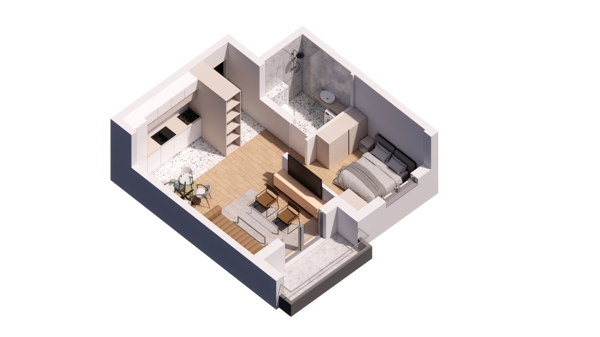 B11 - 3D prikaz stana 2